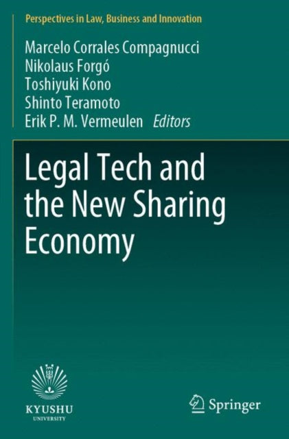 Book cover of: Legal Tech and the New Sharing Economy. By: Marcelo Corrales Compagnucci