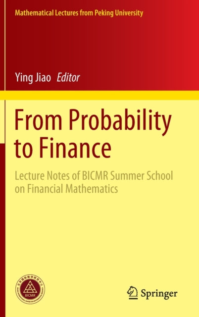 Book cover of: From Probability to Finance. By: Ying Jiao