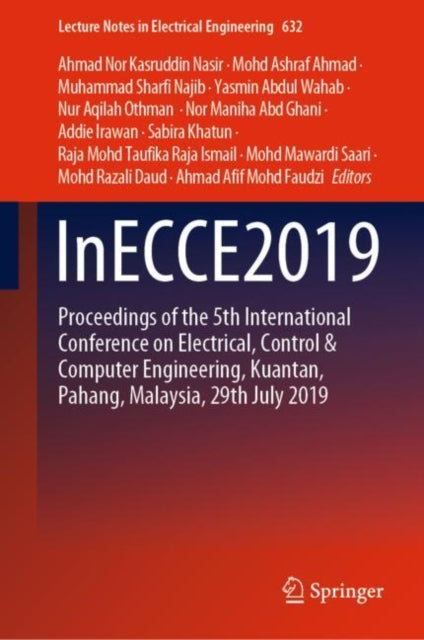Book cover of: InECCE2019. By: Ahmad Nor Kasruddin Nasir