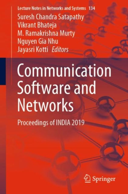 Book cover of: Communication Software and Networks. By: Suresh Chandra Satapathy