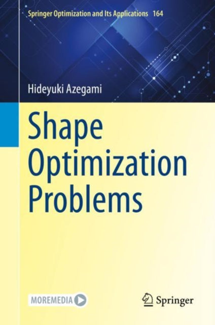 Book cover of: Shape Optimization Problems. By: Hideyuki Azegami