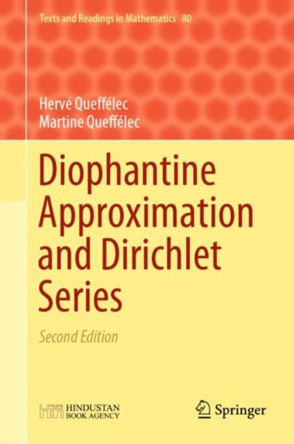 Book cover of: Diophantine Approximation and Dirichlet Series. By: Hervé Queffelec