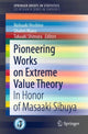 Book cover of: Pioneering Works on Extreme Value Theory. By: Nobuaki Hoshino