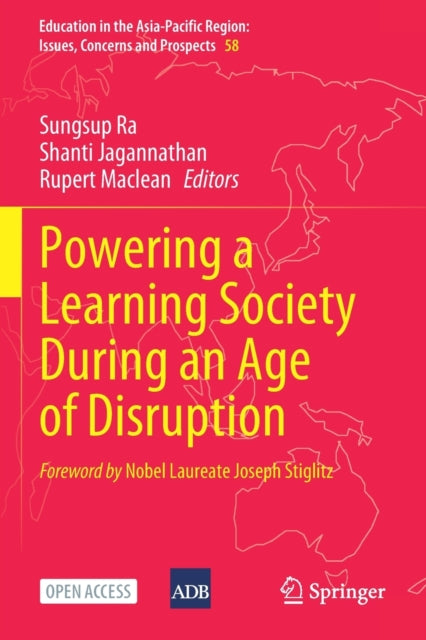 Book cover of: Powering a Learning Society During an Age of Disruption. By: Sungsup Ra