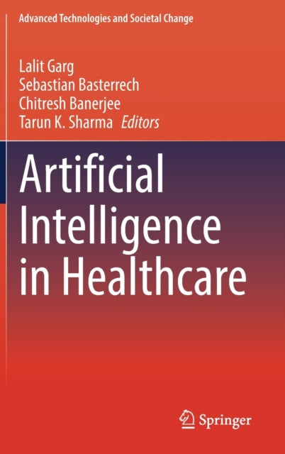 Book cover of: Artificial Intelligence in Healthcare. By: Lalit Garg