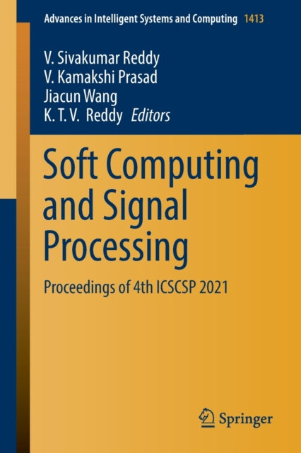 Book cover of: Soft Computing and Signal Processing. By: V. Sivakumar Reddy
