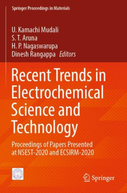 Book cover of: Recent Trends in Electrochemical Science and Technology. By: U. Kamachi Mudali