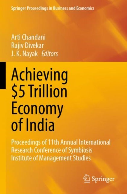 Book cover of: Achieving $5 Trillion Economy of India
