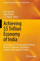 Book cover of: Achieving $5 Trillion Economy of India