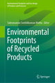 Book cover of: Environmental Footprints of Recycled Products. By: Subramanian Senthilkannan Muthu