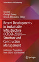Book cover of: Recent Developments in Sustainable Infrastructure (ICRDSI-2020)—Structure and Construction Management. By: B. B. Das