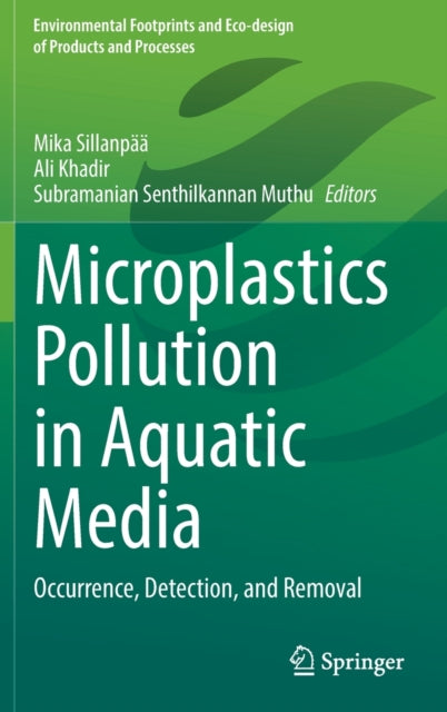 Book cover of: Microplastics Pollution in Aquatic Media. By: Mika Sillanpää