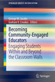 Book cover of: Becoming Community-Engaged Educators. By: George Jacobs