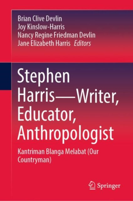 Book cover of: Stephen Harris—Writer, Educator, Anthropologist. By: Brian Devlin