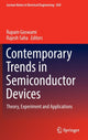 Book cover of: Contemporary Trends in Semiconductor Devices. By: Rupam Goswami