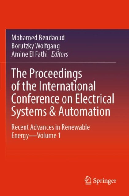 Book cover of: Proceedings of the International Conference on Electrical Systems & Automation. By: Mohamed Bendaoud