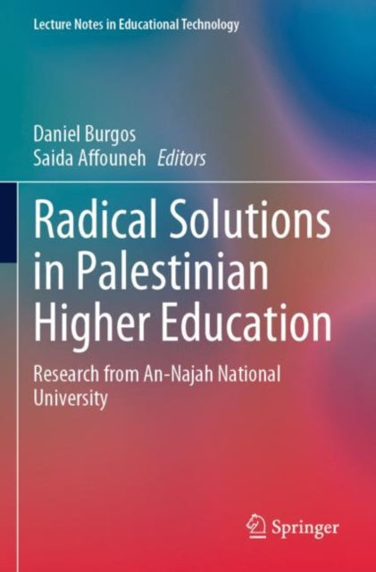 Book cover of: Radical Solutions in Palestinian Higher Education. By: Daniel Burgos