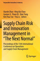 Book cover of: Supply Chain Risk and Innovation Management in “The Next Normal”. By: Xiande Zhao