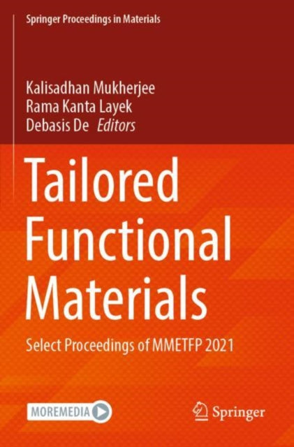 Book cover of: Tailored Functional Materials. By: Kalisadhan Mukherjee