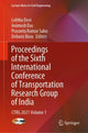 Book cover of: Proceedings of the Sixth International Conference of Transportation Research Group of India. By: Lelitha Devi