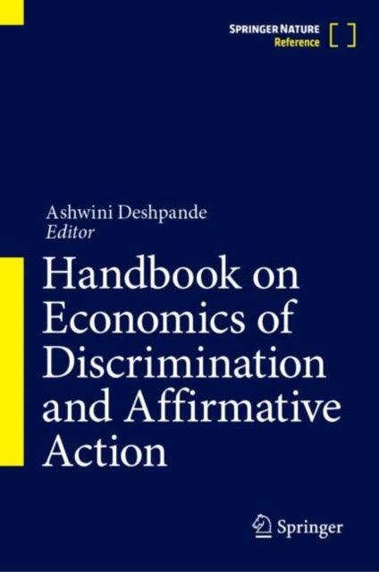 Book cover of: Handbook on Economics of Discrimination and Affirmative Action. By: Ashwini Deshpande