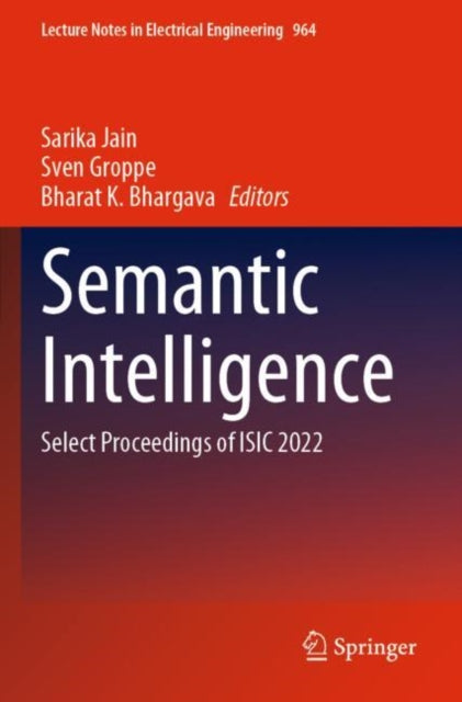 Book cover of: Semantic Intelligence. By: Sarika Jain