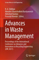 Book cover of: Advances in Waste Management. By: Akmalov Shamshodbek Baxtiyarovich