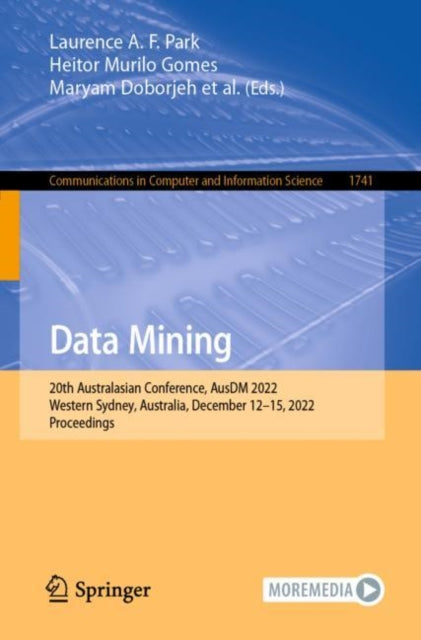 Book cover of: Data Mining. By: Laurence A. F. Park