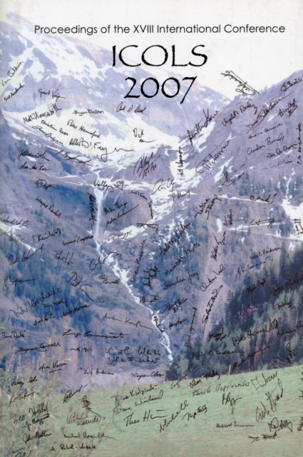Book cover of: Laser Spectroscopy - Proceedings Of The Xviii International Conference (Icols 2007). By: International Conference on Laser Spectroscopy (18th 2007 Telluride, Colo.)