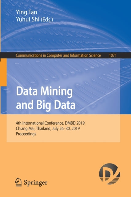 Book cover of: Data Mining and Big Data. By: Ying Tan
