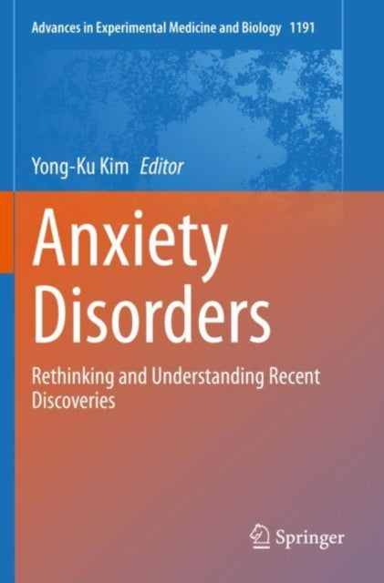 Book cover of: Anxiety Disorders. By: Yong-Ku Kim