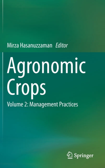 Book cover of: Agronomic Crops. By: Mirza Hasanuzzaman