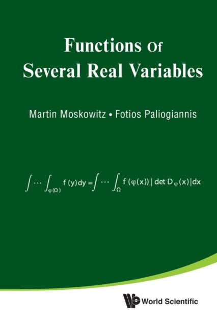 Book cover of: Functions Of Several Real Variables. By: Martin Moskowitz