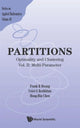 Book cover of: Partitions: Optimality And Clustering - Vol Ii: Multi-parameter. By: Uriel G. Rothblum