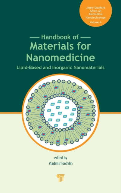 Book cover of: Handbook of Materials for Nanomedicine. By: Vladimir Torchilin