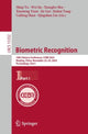 Book cover of: Biometric Recognition. By: Shiqi Yu