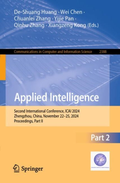 Book cover of: Applied Intelligence. By: De-Shuang Huang