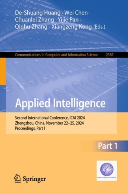 Book cover of: Applied Intelligence. By: De-Shuang Huang