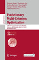 Book cover of: Evolutionary Multi-Criterion Optimization. By: Hemant Singh