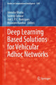 Book cover of: Deep Learning Based Solutions for Vehicular Adhoc Networks
