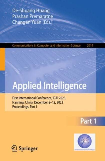 Book cover of: Applied Intelligence. By: De-Shuang Huang
