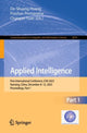 Book cover of: Applied Intelligence. By: De-Shuang Huang