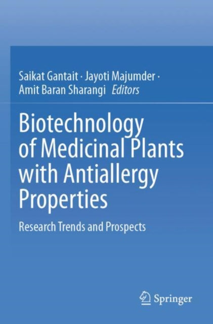 Book cover of: Biotechnology of Medicinal Plants with Antiallergy Properties
