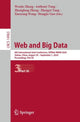 Book cover of: Web and Big Data. By: Wenjie Zhang