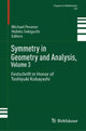 Book cover of: Symmetry in Geometry and Analysis, Volume 3. By: Michael Pevzner