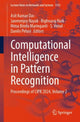 Book cover of: Computational Intelligence in Pattern Recognition. By: Asit Kumar Das