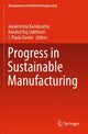 Book cover of: Progress in Sustainable Manufacturing. By: Jayakrishna Kandasamy
