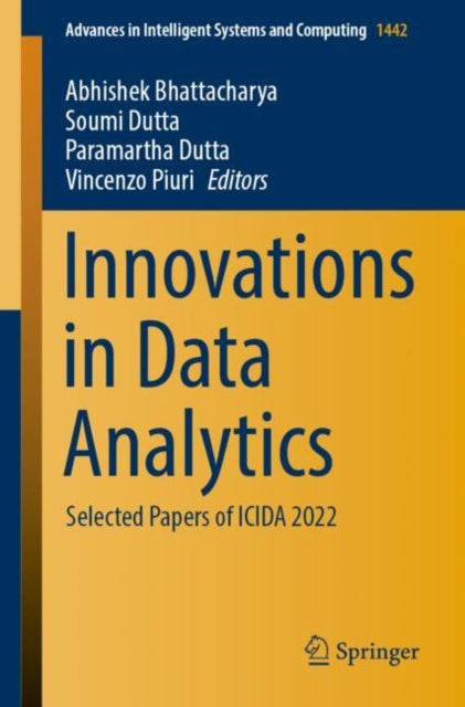 Book cover of: Innovations in Data Analytics. By: Abhishek Bhattacharya