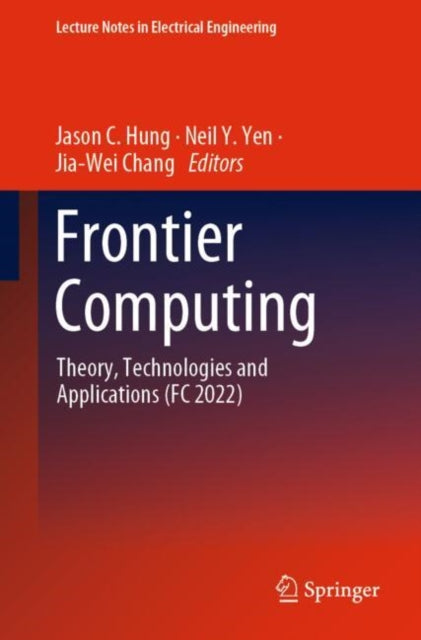 Book cover of: Frontier Computing. By: Jason C. Hung