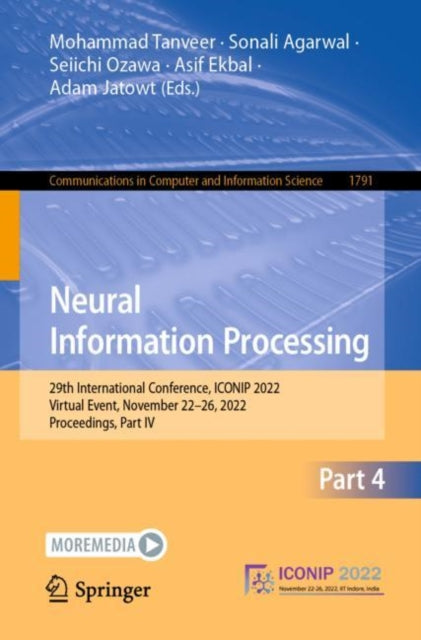 Book cover of: Neural Information Processing. By: Mohammad Tanveer